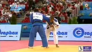 Judo 2013  European Championships Budapest: Larose (FRA) - Khan-Magomedov (RUS) [-66kg] semi-final