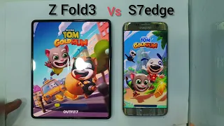 Samsung Z Fold3 vs S7edge SPEED TEST end | 🔥💥