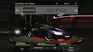 Need for Speed: Underground 2 — Pontiac GTO (LS1) (Caleb)