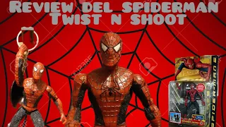 Review del spiderman TWIST N SHOOT de toy biz, ¡ES CASI IGUAL QUE EL SUPER POSEABLE#spiderman.