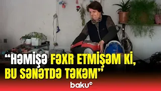 Yevlaxda 48 ildir elektrik işləyən qadın