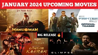 Top 10 Upcoming Big Movie Releasing January 2024 Hindi|| Upcoming Big Bollywood & South Indian Flims