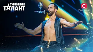 Impossible balancing act with knives – Ukraine's Got Talent 2021 – Episode 1 | FIRST CASTING