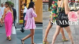 SUMMER OUTFITS IDEAS| Street Style in MILAN, ITALY 🇮🇹 #vogue #ellemagazine #italylife