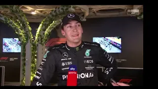 George Russell and Toto Wolff Post Qualifying Interview - Saudi Arabia Grand Prix 2023 - F1