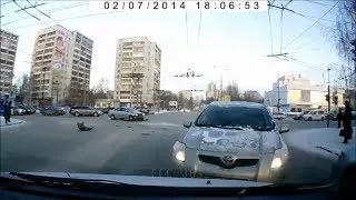 Car Crash Compilation February 2014 #1, Аварии и ДТП Февраль 2014 №1