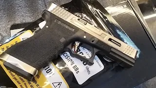 WE Airsoft Glock 17 F-Series Silver Slide video testing. Unit of Sir Abraham #airsoft