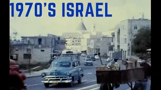 Israel 1970's Jaffa Vintage 8mm Home Film Video Footage