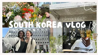 South Korea Vlog| Travel with me + Myeongdong shopping & cafe hopping PT 1