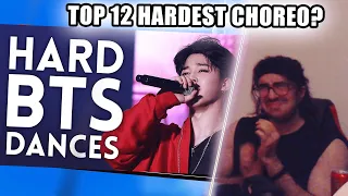 Top 12 hardest BTS choreographies! | Shiki Reaction