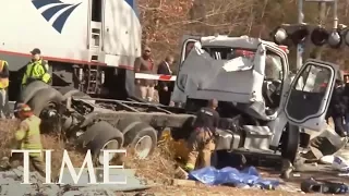 Train Carrying Republicans To Retreat In West Virginia Hits Garbage Truck | TIME