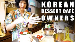 Day in the life of Korean Dessert Café Owners 🍰