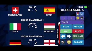 UEFA Nations League A 2022-2023 - International Football Simulator