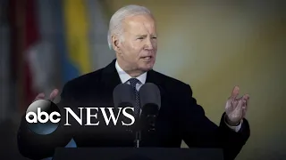 Biden highlights Ukraine's resolve during Poland visit