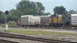 Rail Action at Valley Junction E. St. Louis, IL 8/25/2019