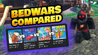 BedWars Style Roblox Games Compared