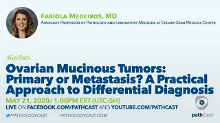 Ovarian mucinous tumors - Dr. Medeiros (Cedars-Sinai) #GYNPATH