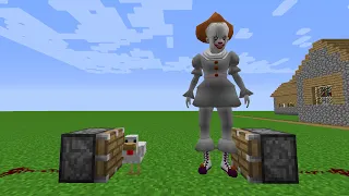 WHAT if CHICKEN + PENNYWISE in MINECRAFT ???