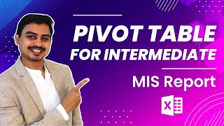 Create MIS Report using Pivot Table (Intermediate)