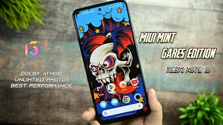 Miui Mint Gares Edition For Redmi Note 10 - Dolby Atmos,Anx Camera And More