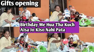 Wo Ghabrahat Ka B Alag Maza Tha 🤣 Azam Birthday Gifts Opening end Tak dekna🤗