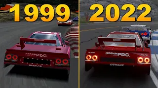 Nissan Skyline R30 Super Silhouette | Gran Turismo 2 vs Gran Turismo 7 [4K60]