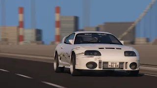 Toyota Supra MK4 in Yokohama Sprint (Wangan) - Fujiwara Tofu Shop FiveM