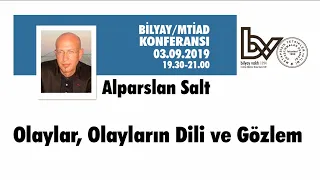 Olaylar, Olayların Dili ve Gözlem - Alparslan SALT - 03.09.2019