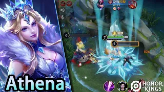 Honor of Kings （Athena）Snow Queen-themed skin｜Bela skin temática da Rainha da Neve