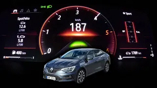 2021 Renault Mégane GrandCoupé Blue dCi 115 EDC | Acceleration