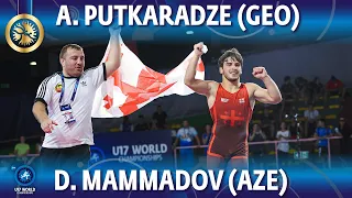Anri Putkaradze (GEO) vs Davud Mammadov (AZE) - Final // U17 World Championships 2022