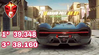 Asphalt 9 - GRAND PRIX - ARES S1 - ROUND 1 - 1 STAR - 3 STAR - SUBTERRANEAN DASH - EASY ROUTE