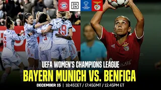 Bayern Munich vs. Benfica | UEFA Women’s Champions League Matchday 6 Full Match