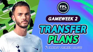 FPL GW2 TRANSFER PLANS - Players On My Watchlist!