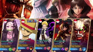 SKIN ML ATTACK ON TITAN YANG VIRAL TERBARU ! KUALITAS 10 JUTA