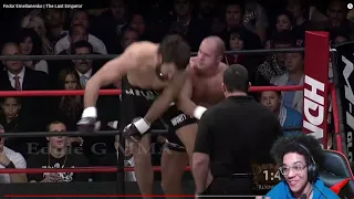 Bubz Gets A Signed Glove by Fedor Emelianenko and Reacts to His Highlight Videos