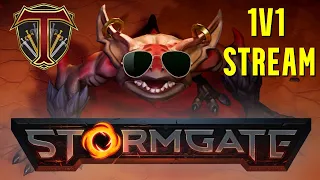 Stormgate Laddering Time! Sweaty 1v1 Learning Matches - INFERNALS & VANGUARD GAMES!