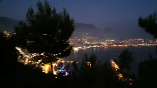 Виды ночной Аланьи. Alanya at night. Turkey summer 2020.