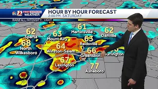 WATCH: Periods of rain and storms this weekend