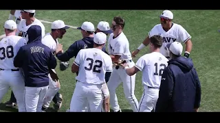 Cinematic Recap: Navy Baseball Beats Holy Cross, Advances to 2024 Patriot League Championship