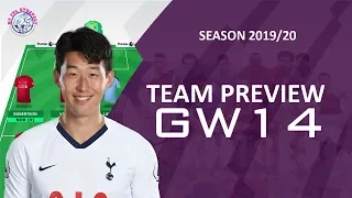 TEAM REVIEW – GAMEWEEK 14 TRANSFER THOUGHTS | Fantasy Premier League 2019/20