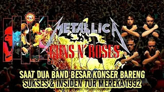METALLICA & GN'R - Saat Dua Band Besar Konser Bareng, Sukses & Insiden Tur Mereka 1992