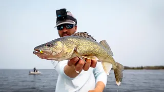 Upper Red Lake Walleye Beatdown!!