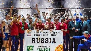 Russia vs France | 2016 Volleyball Olympic Qualification - European Men's [FINAL]