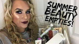 HUGE BEAUTY EMPTIES SUMMER 2019 - THE GOOD , THE BAD AND THE UGLY | AMBER HOWE