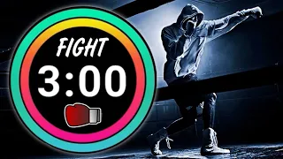 12 Round Boxing Match Timer 12x3 ⏱ Motivational, Aggressive Music for Sparring and Shadow Boxing 🥊