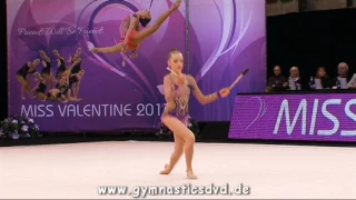 Anastasia Synyooka (UKR) - Junior non-FIG 14 - Miss Valentine Cup Tartu 2017