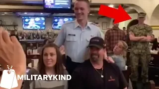 Sailor reveals himself to parents through epic photobomb | Militarykind