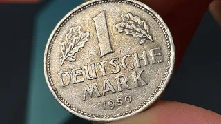 1950 Germany 1 Mark Coin • Values, Information, Mintage, History, and More
