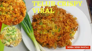 resep telur dadar crispy seperti yang lagi viral di Jogja. @tipsmemasak